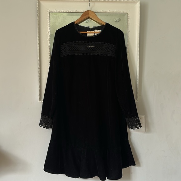 Shoshanna NWT Black Velvet dress - Picture 2 of 13